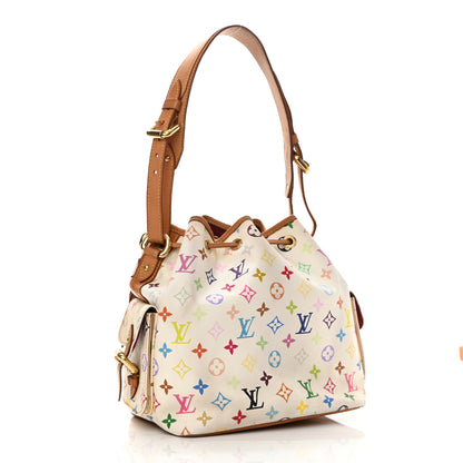 Louis Vuitton Monogram Multicolor Petit Noe White 3 of 11