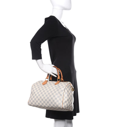 Louis Vuitton Damier Azur Speedy 30 2 of 10