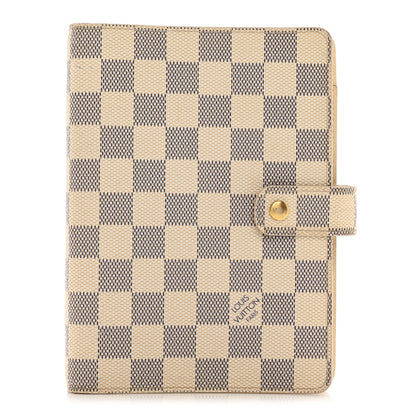 Louis Vuitton Damier Azur Medium Ring Agenda Cover 1 of 14