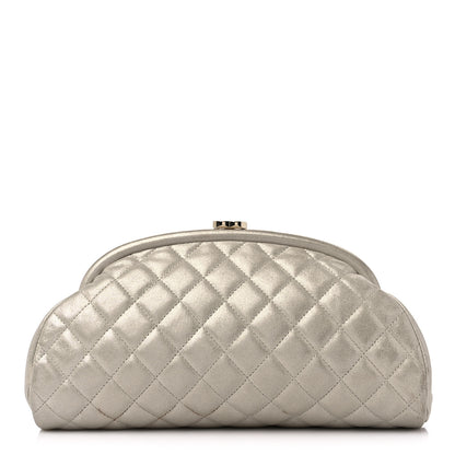 Chanel Metallic Calfskin Quilted Timeless Clutch Gold 1 of 12