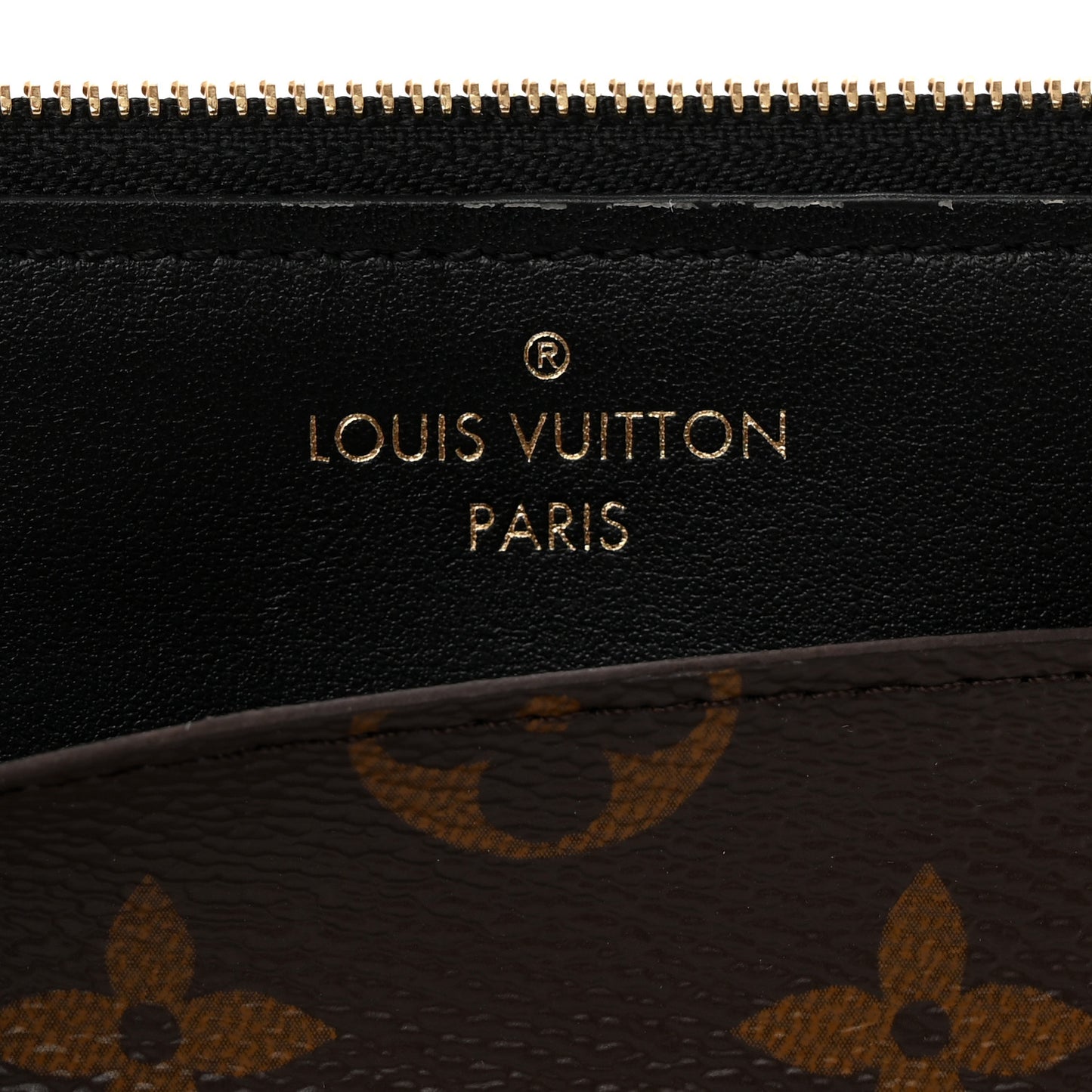 Monogram Slim Purse Black