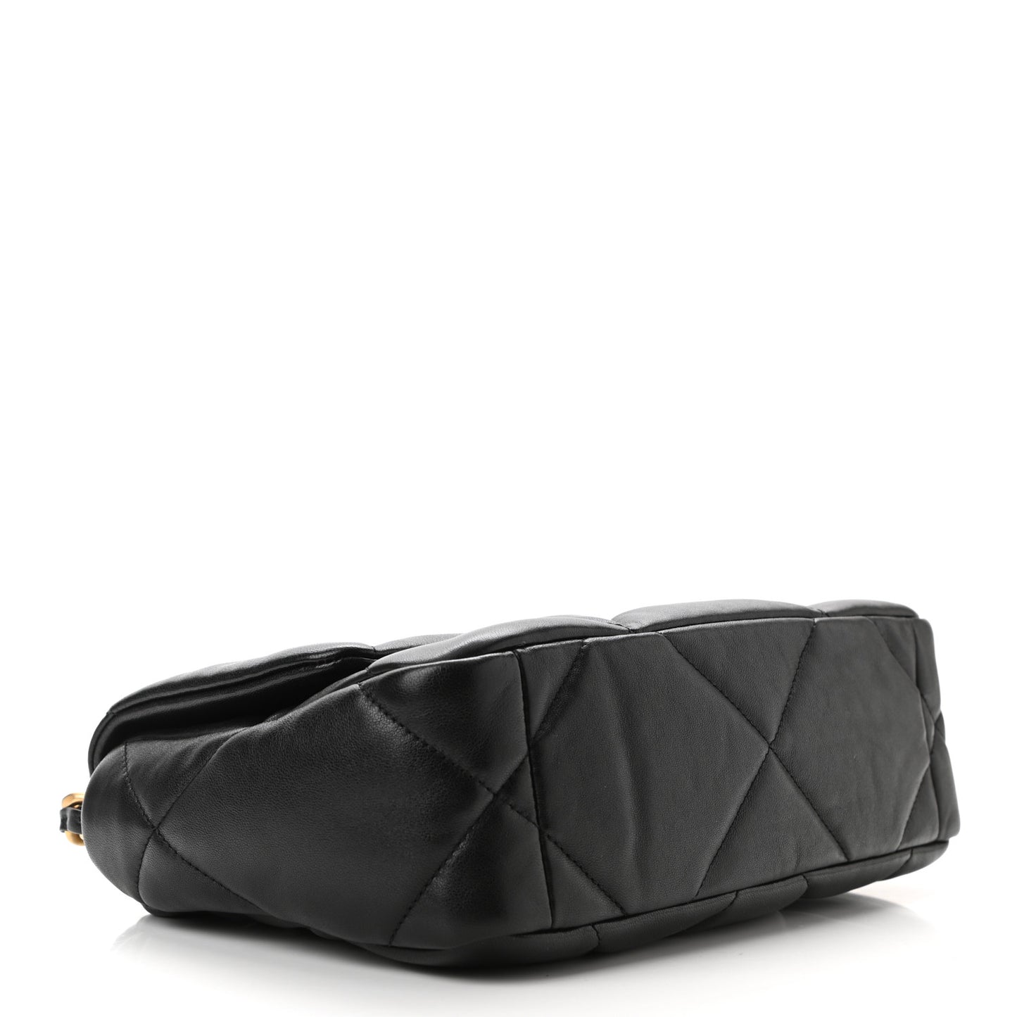 Lambskin Quilted Medium Chanel 19 Flap Black