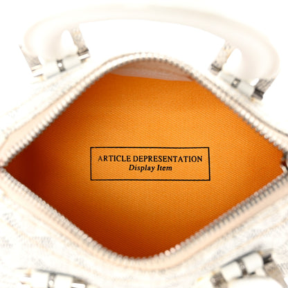 Goyard Goyardine Croisiere Mini White 5 of 9