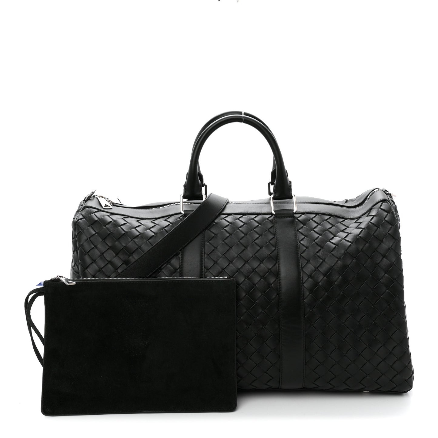 Nappa Intrecciato Duffle Bag Dark Green