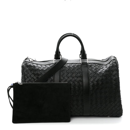 Bottega Veneta Nappa Intrecciato Duffle Bag Dark Green 2 of 9