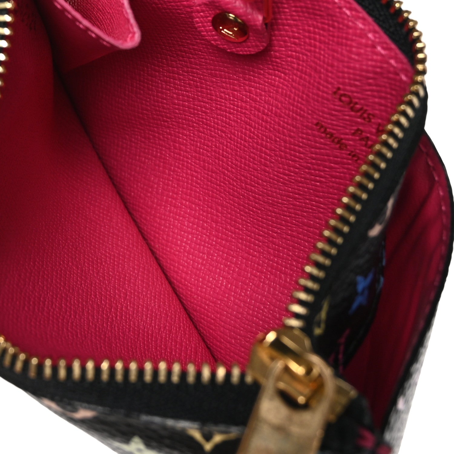 Louis Vuitton Monogram Multicolor Key Pouch Black Grenade 5 of 8
