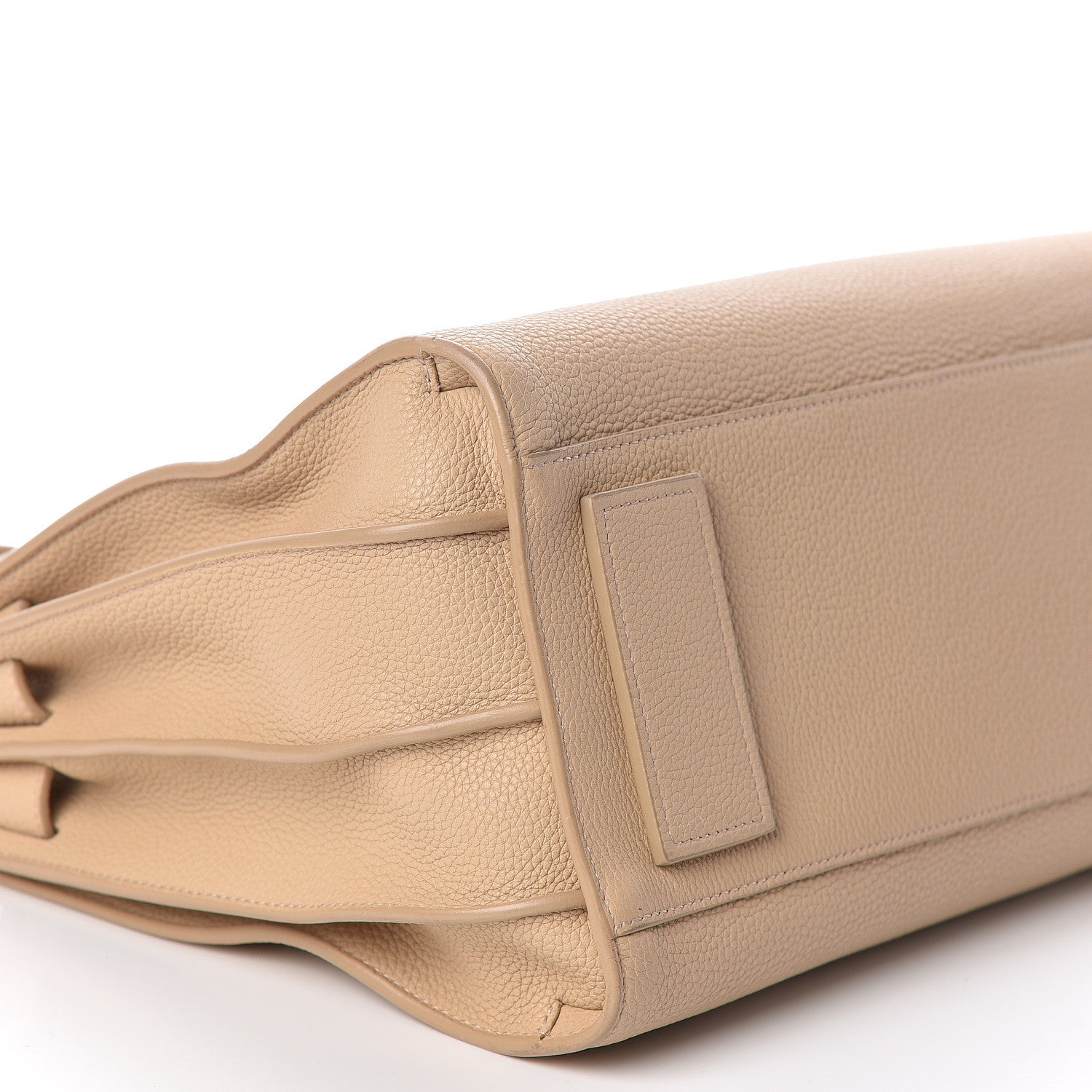 Saint Laurent Grained Calfskin Small Supple Sac De Jour Dark Beige 8 of 12