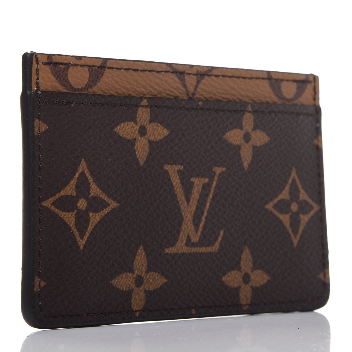 Reverse Monogram Card Holder