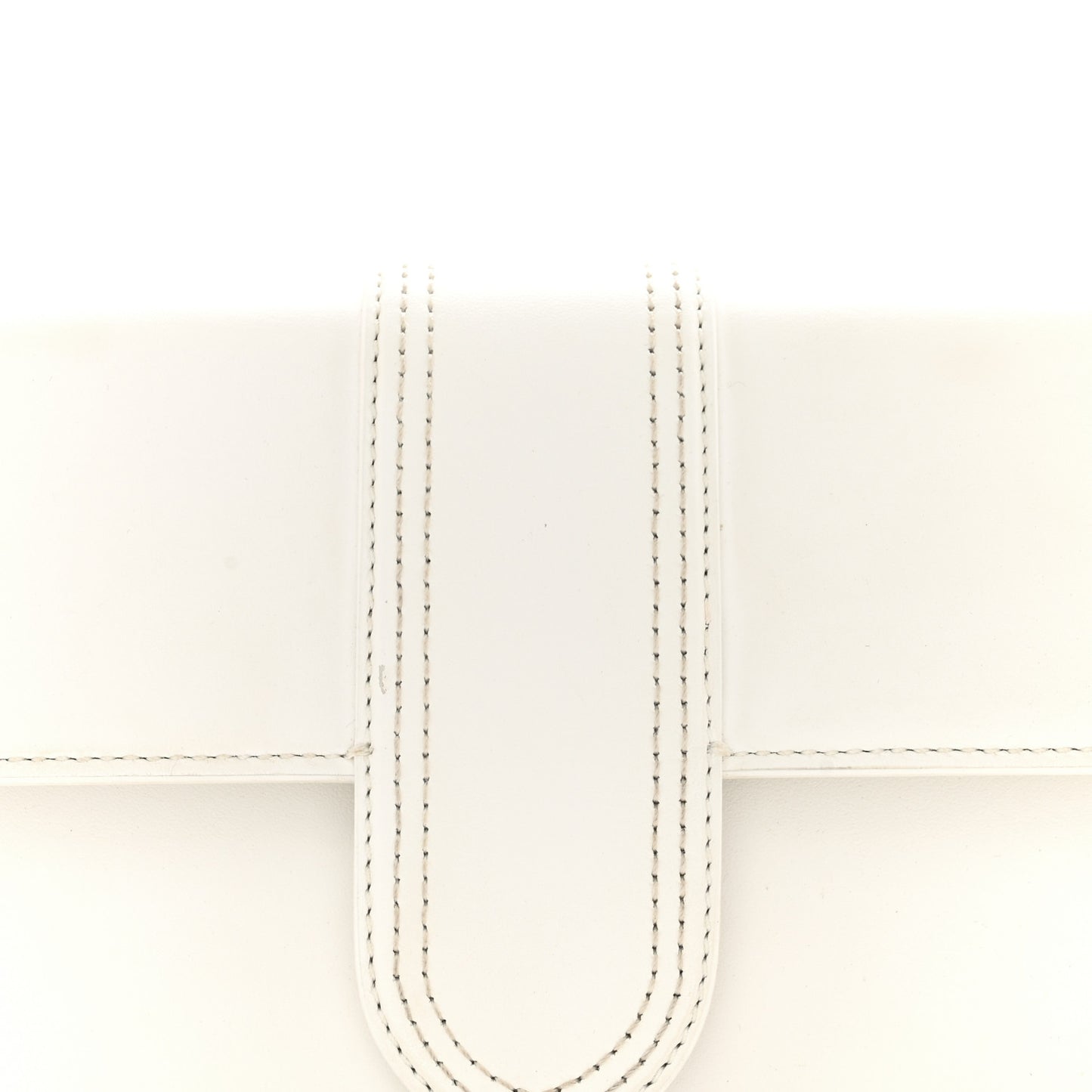 Smooth Calfskin Le Bambino Long White