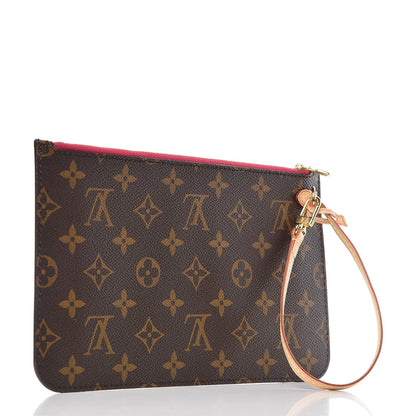 Louis Vuitton Monogram Neverfull MM GM Pochette Pivoine 3 of 14