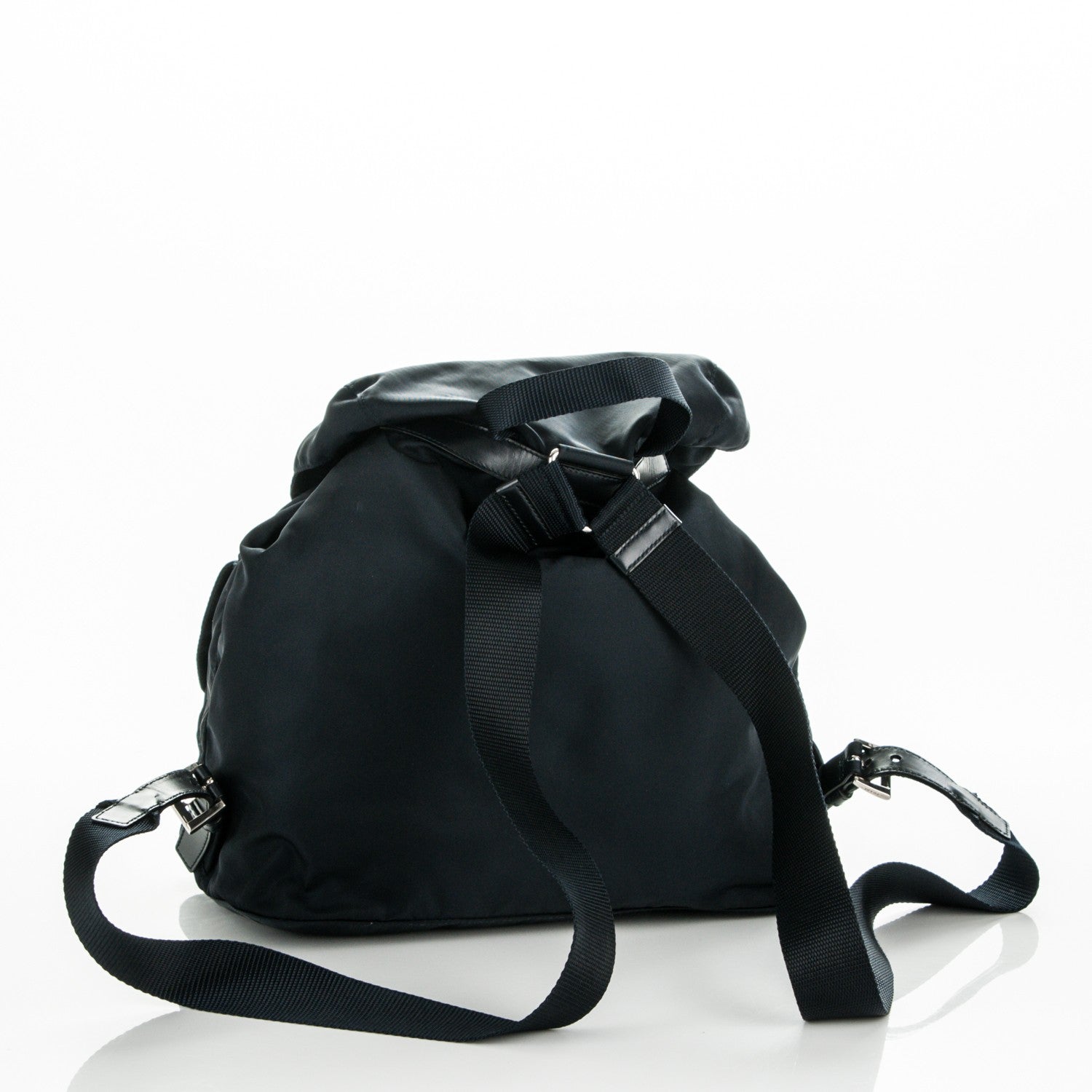 Prada Tessuto Nylon Medium Backpack Blue 3 of 6