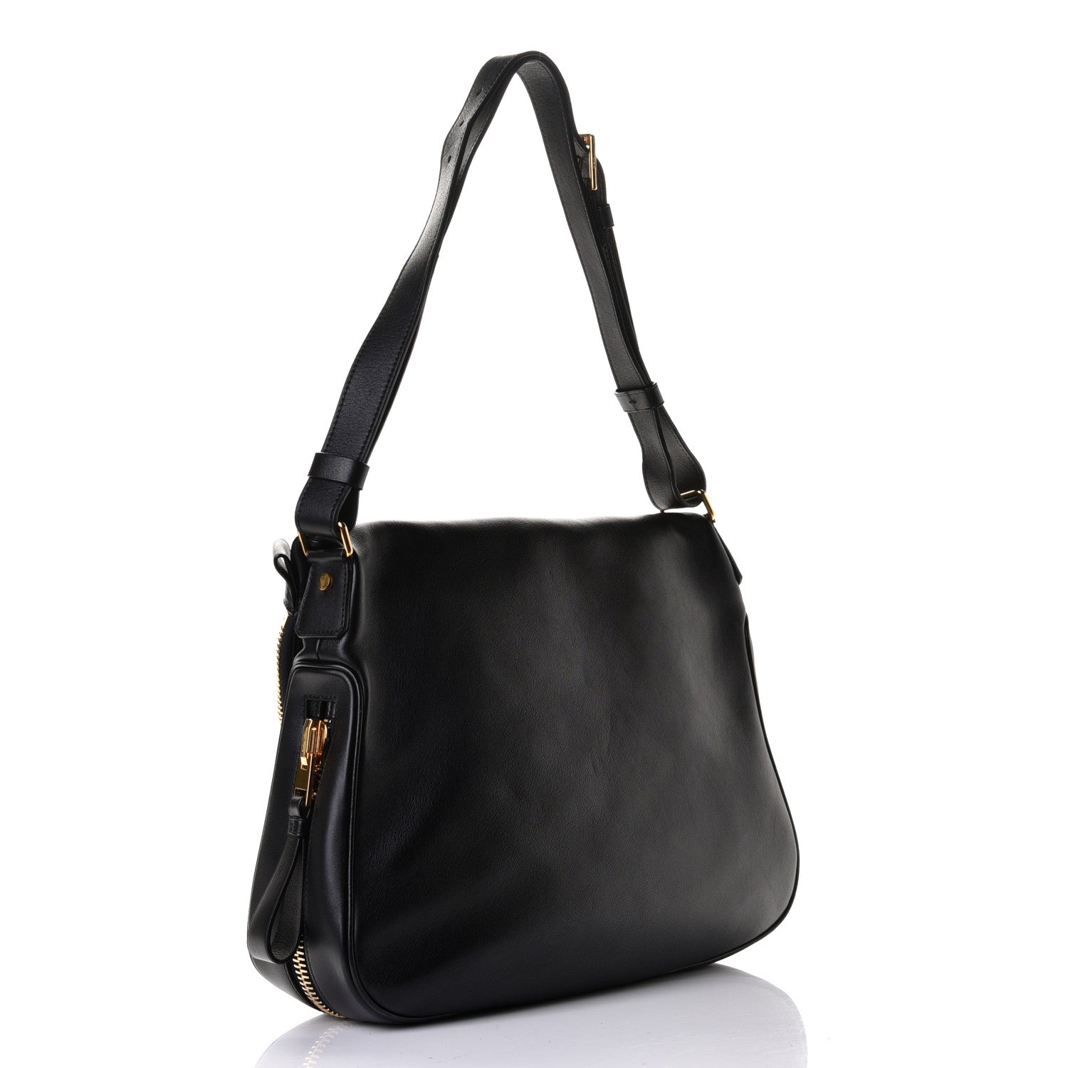 Tom Ford Pebbled Calfskin Large Jennifer Black 2 of 5