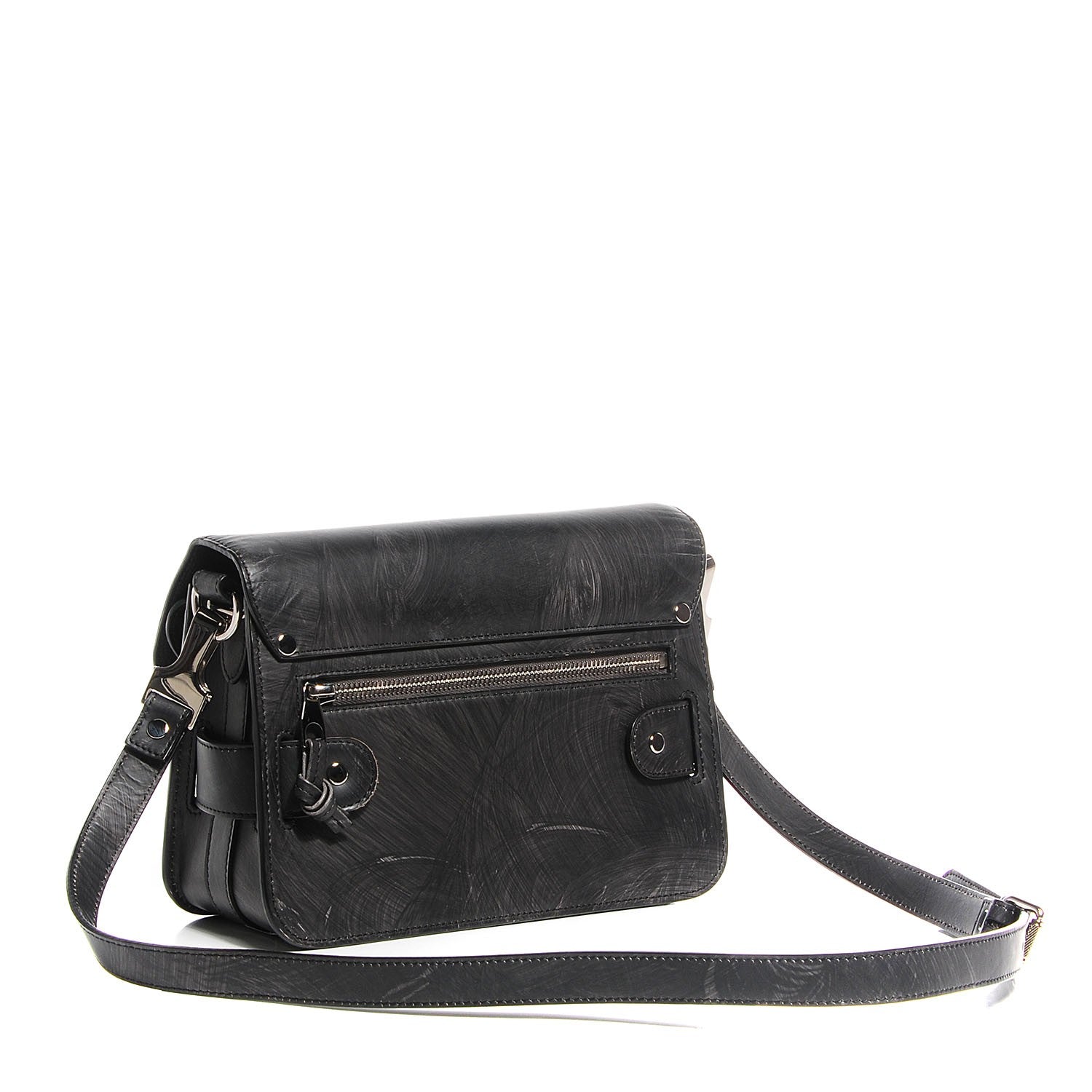 Proenza Schouler Smooth Chalkboard Calfskin PS11 Mini Classic Shoulder Bag Dark Grey 3 of 8