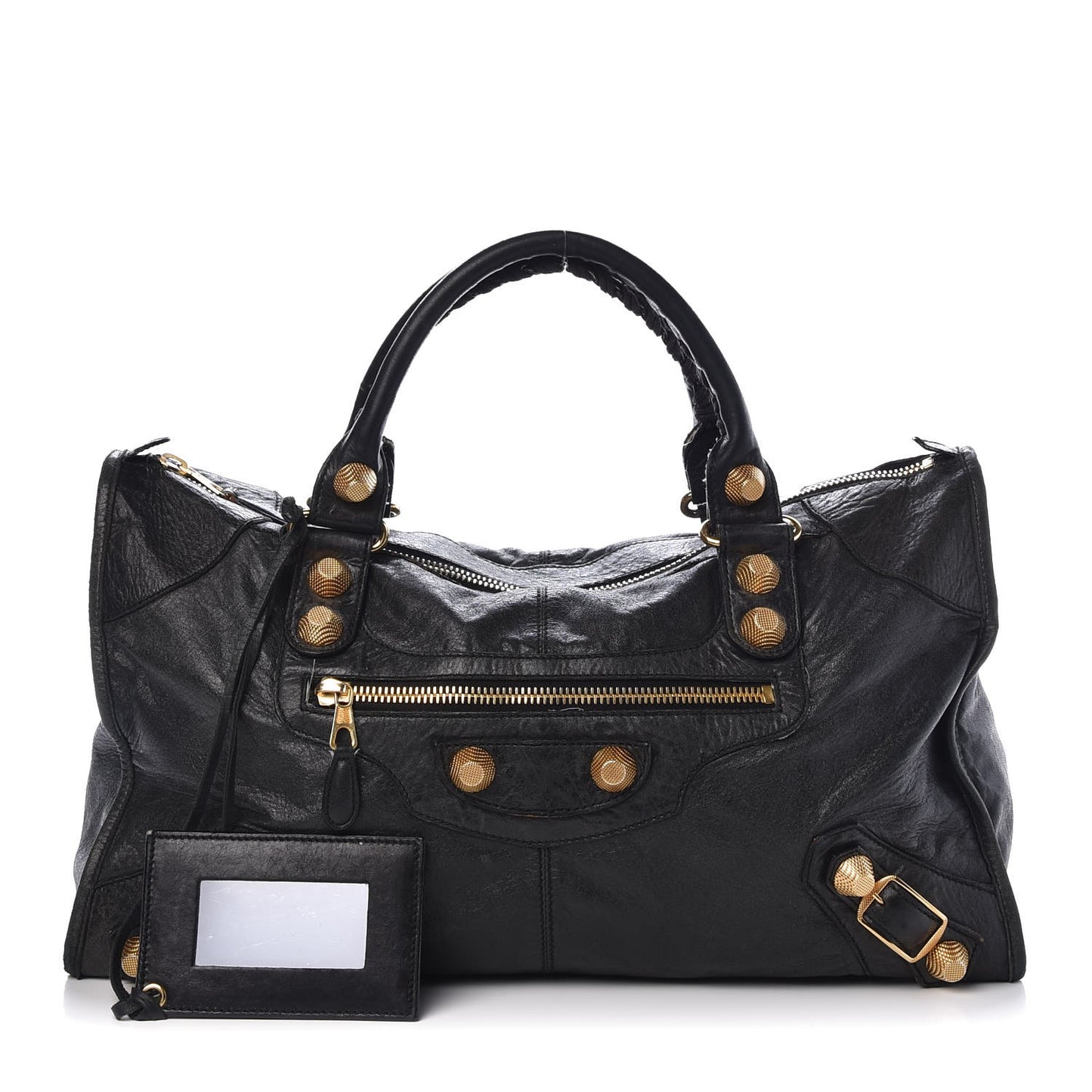 Agneau Giant 21 Gold Hardware Work Black