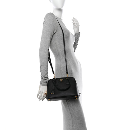 Prada Saffiano Lux Small Promenade Tote Black 2 of 11