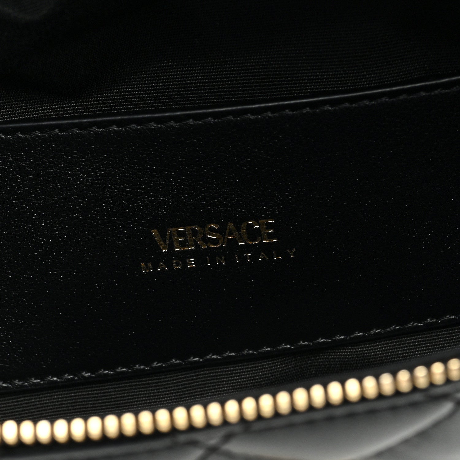 Versace Nappa Quilted Medusa Belt Bag Black 6 of 9
