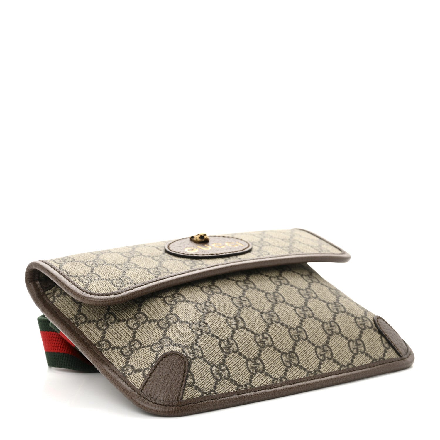 Gucci GG Supreme Monogram Neo Vintage Web Belt Bag Brown 4 of 10