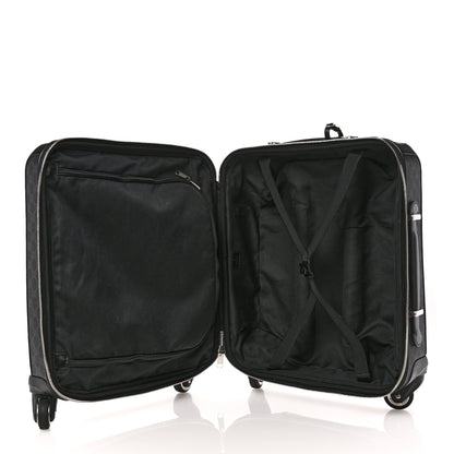 Gucci GG Supreme Monogram Calfskin Carry On Trolley Black 4 of 8