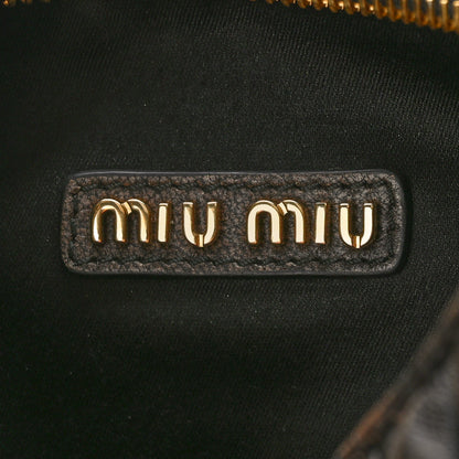 Miu Miu Nappa Matelasse Small Wander Hobo Sabbia Caffe 6 of 8