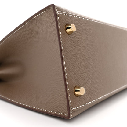 Hermes Epsom Kelly Sellier 28 Etoupe 9 of 11