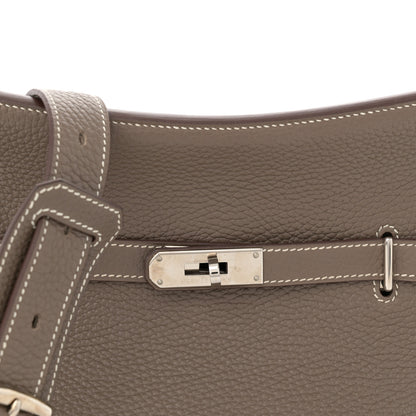 Hermes Taurillon Clemence Jypsiere 28 Etoupe 8 of 13