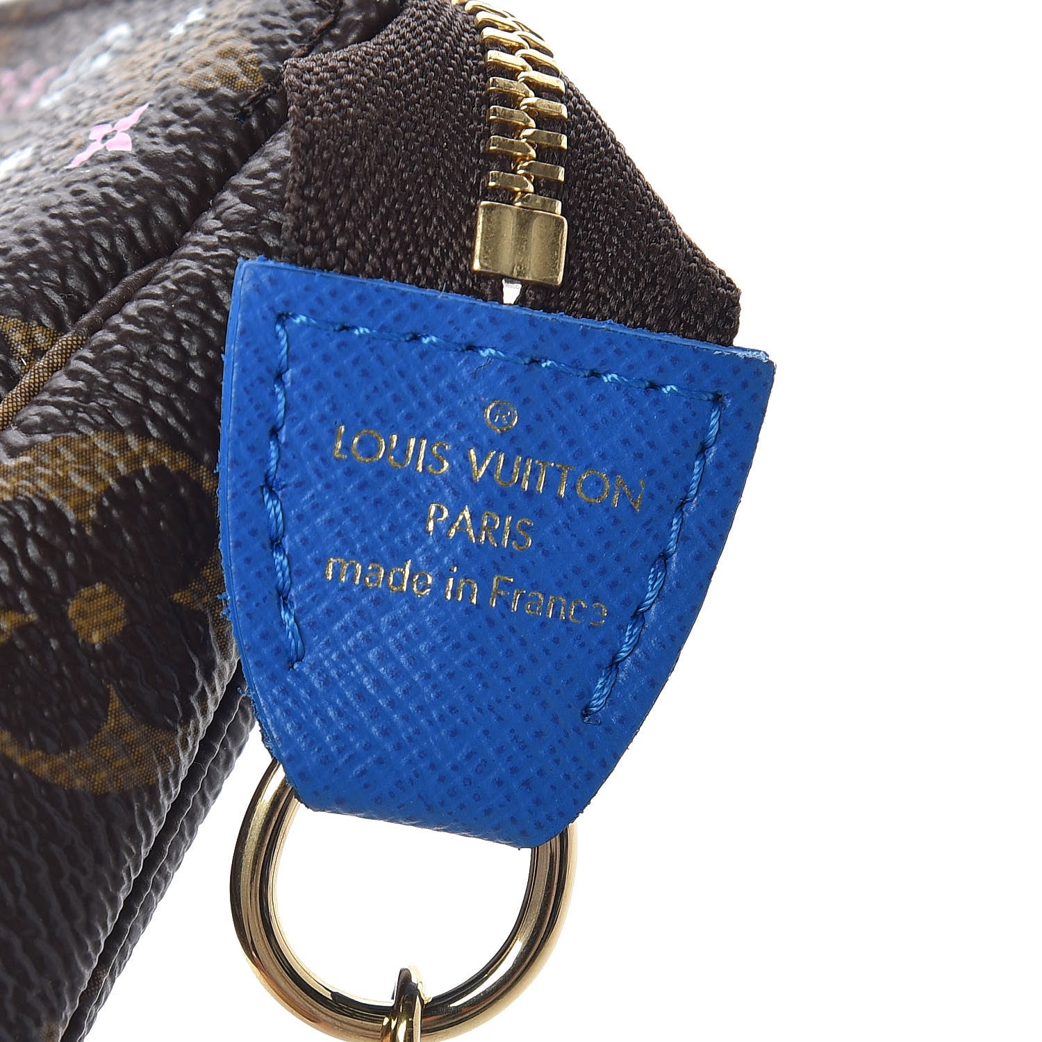 Louis Vuitton Monogram 2019 Christmas Animation Mini Venice Pochette Accessories Blue 7 of 8