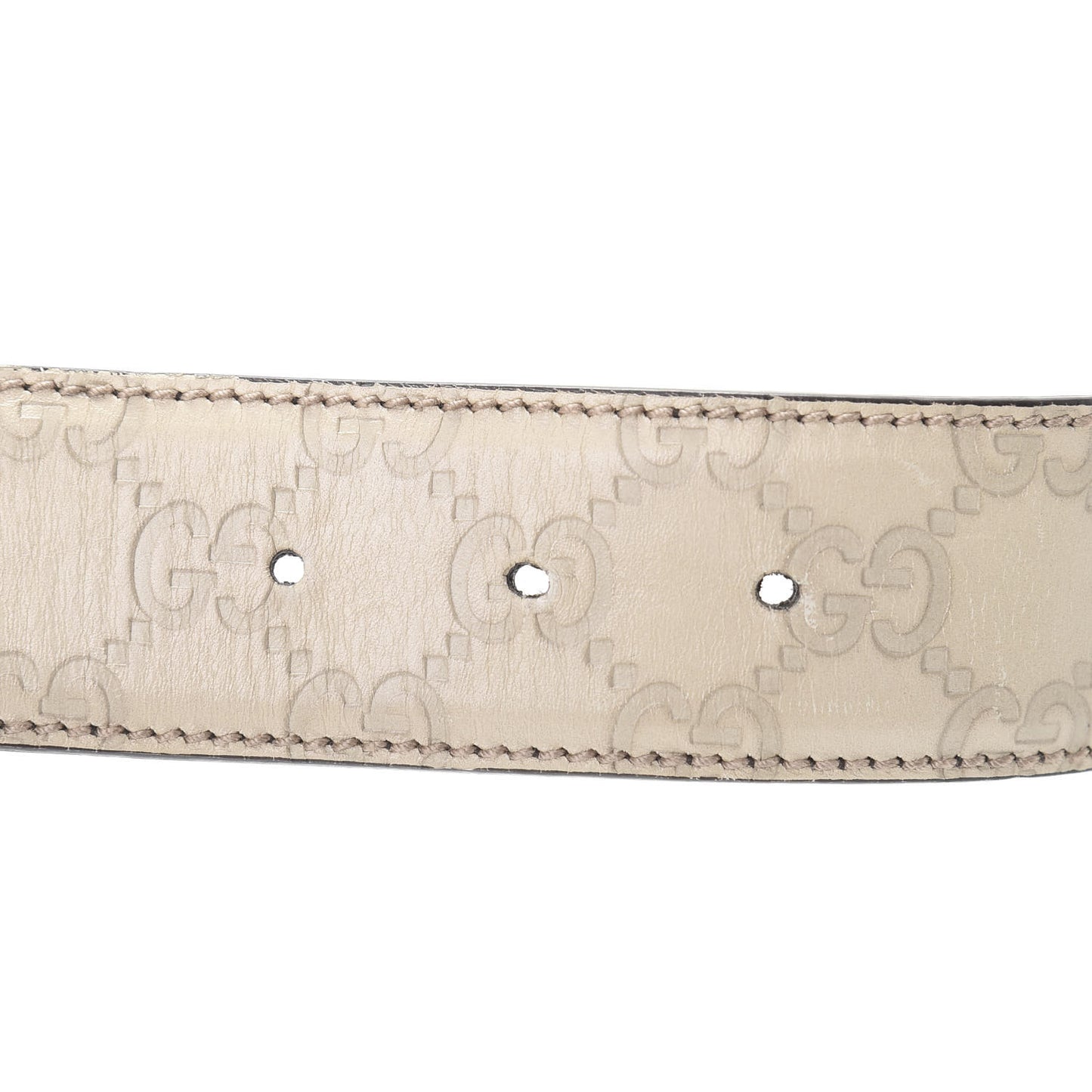 Guccissima Interlocking G 40mm Belt 80 32 Off White