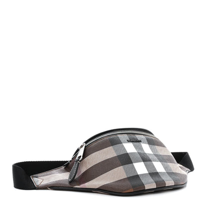 Burberry E-canvas Check Cason Bum Bag Dark Birch Brown 4 of 11