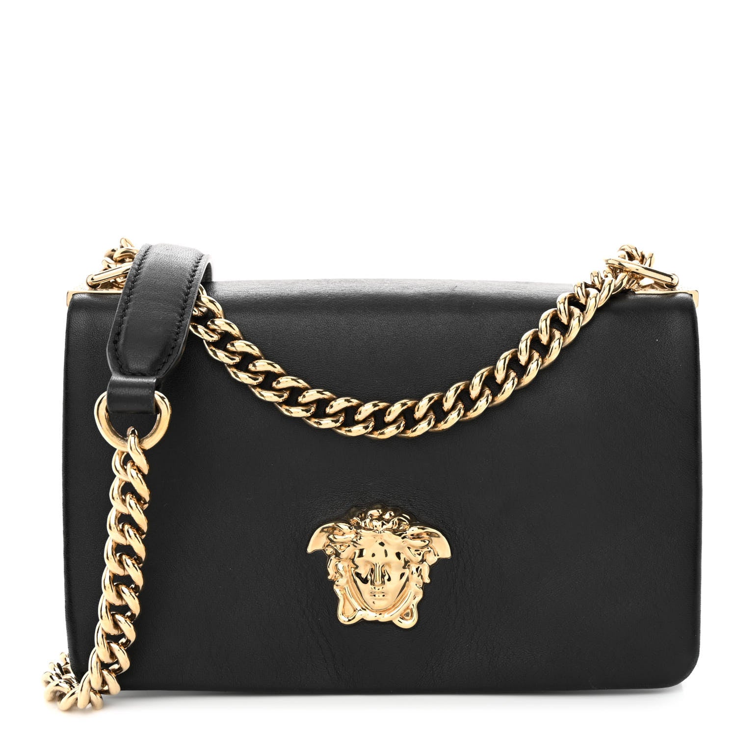 Versace Nappa Small Palazzo Sultan Shoulder Bag Black 1 of 10
