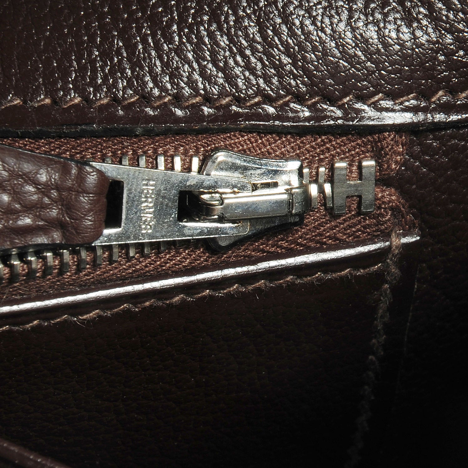 Hermes Togo Birkin 25 Marron Fonce 10 of 22
