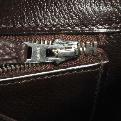 Hermes Togo Birkin 25 Marron Fonce 10 of 22