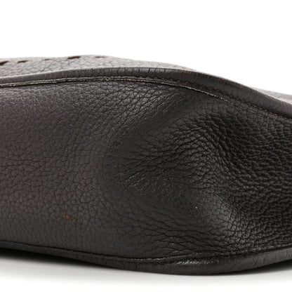 Hermes Taurillon Clemence Evelyne GM Chocolate 8 of 15