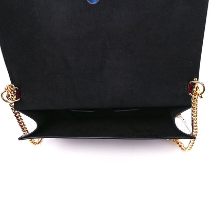 Alexander McQueen Calfskin Crocodile Embossed Skull Top Handle Bag Madder 5 of 11