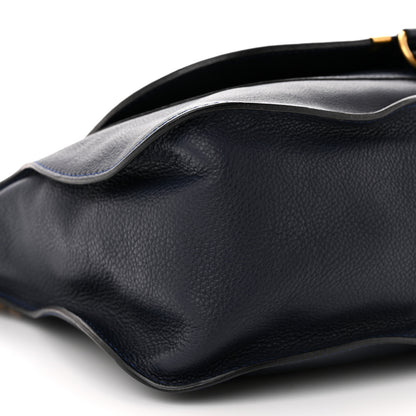 Chloe Calfskin Large Marcie Satchel Royal Navy 9 of 12
