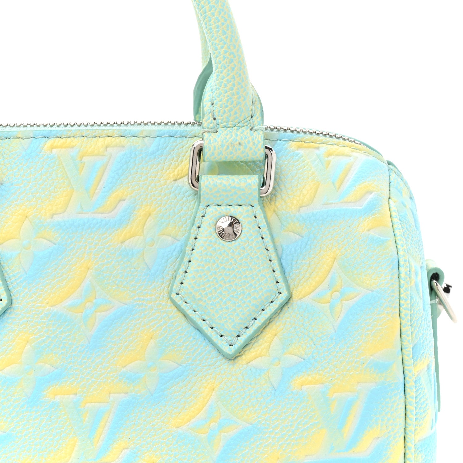 Louis Vuitton Empreinte Monogram Summer Stardust Speedy 20 Water Green 7 of 9