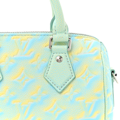 Louis Vuitton Empreinte Monogram Summer Stardust Speedy 20 Water Green 7 of 9