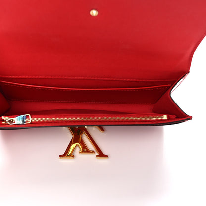 Louis Vuitton Patent Louise Clutch Cherry 5 of 7