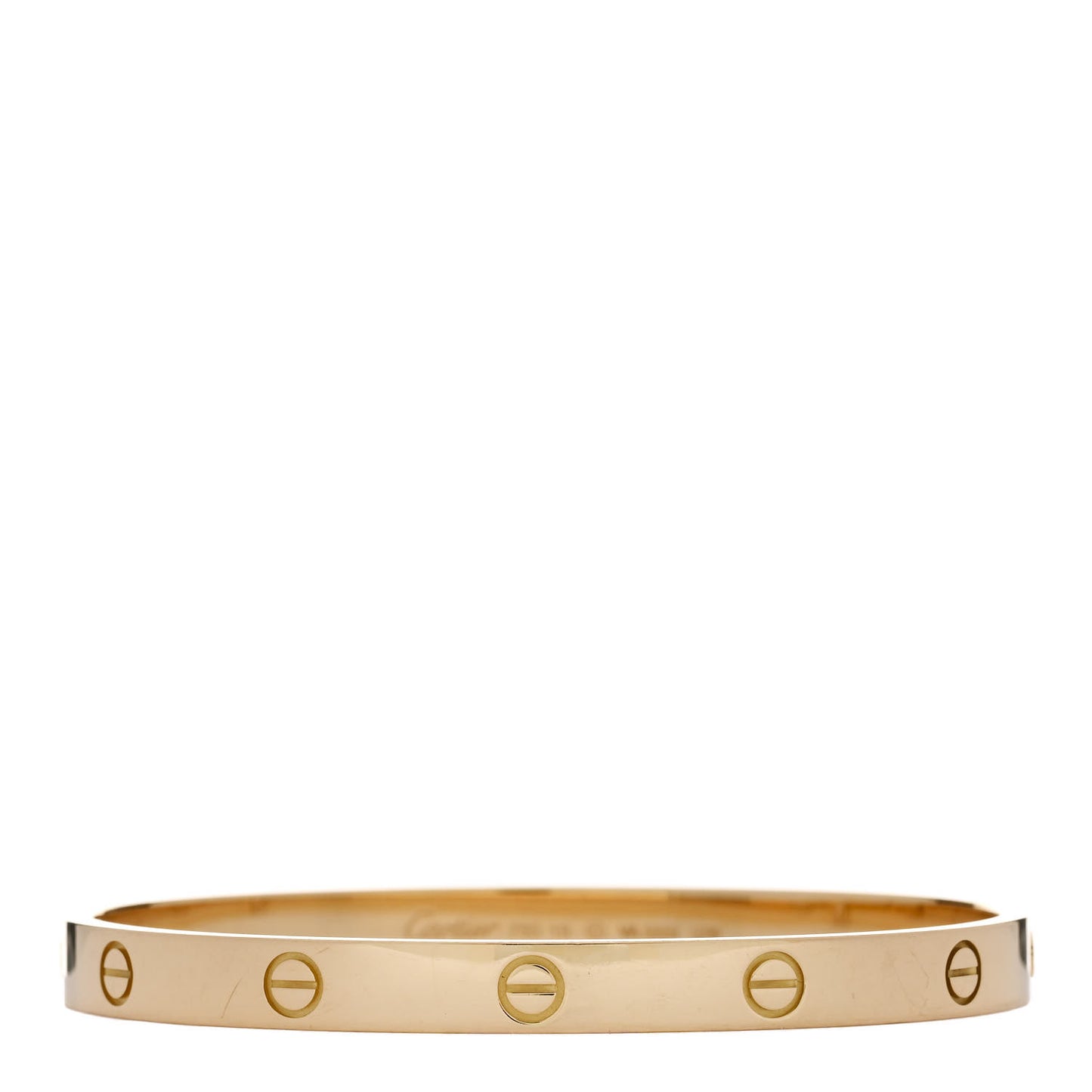 18K Yellow Gold LOVE Bracelet 19