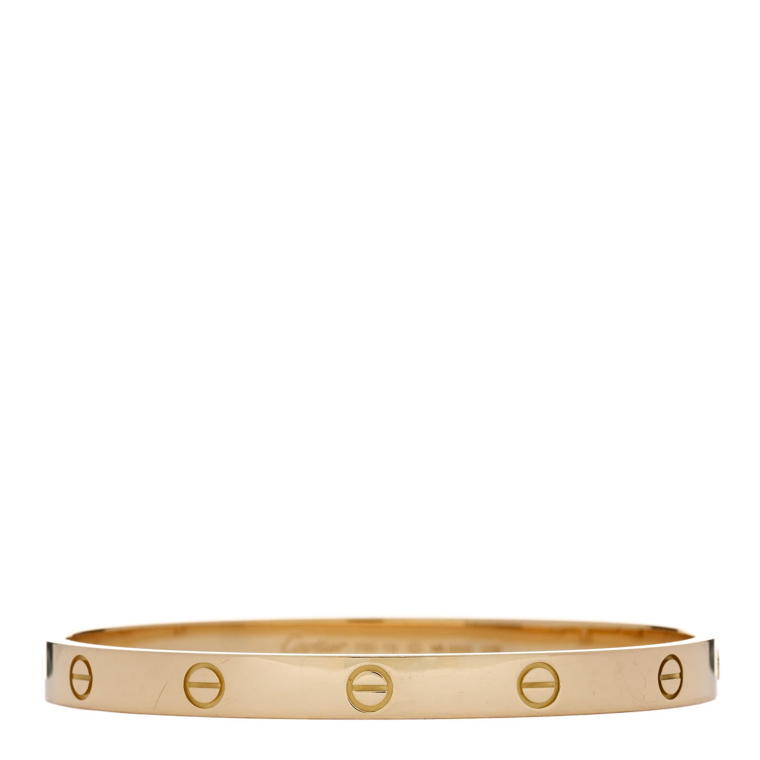 Cartier 18K Yellow Gold LOVE Bracelet 19 1 of 7