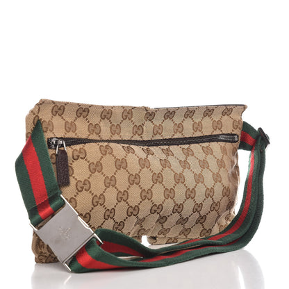 Gucci Monogram Web Belt Bag Dark Brown 3 of 8