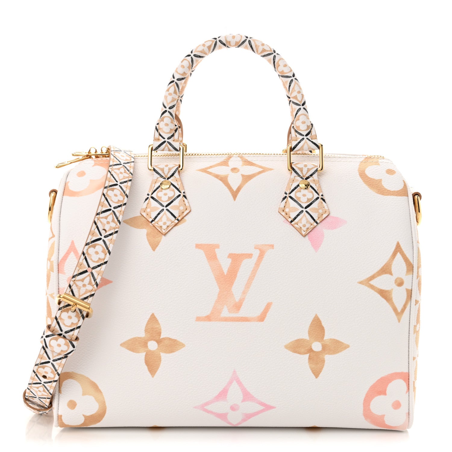 Louis Vuitton Monogram Giant By The Pool 2.0 Speedy Bandouliere 25 Beige 1 of 10