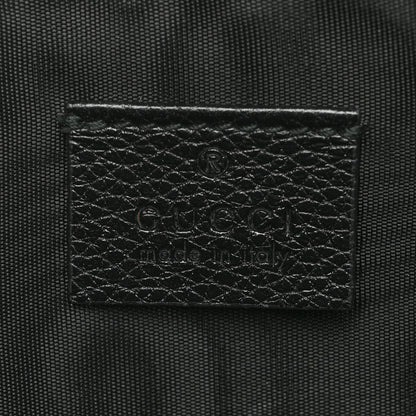 Gucci Grainy Calfskin Zumi Pouch Black 6 of 8