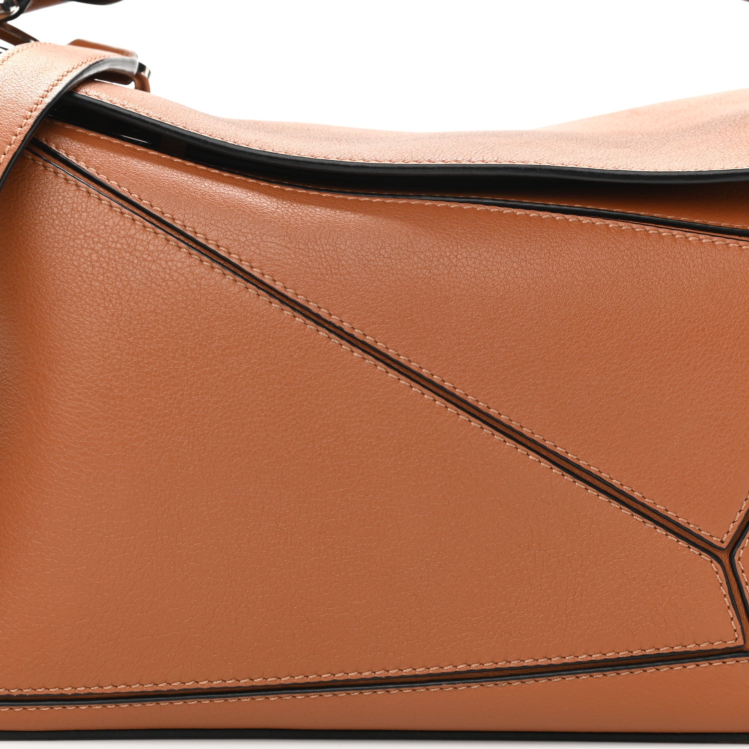 Loewe Calfskin Small Puzzle Bag Tan 7 of 10