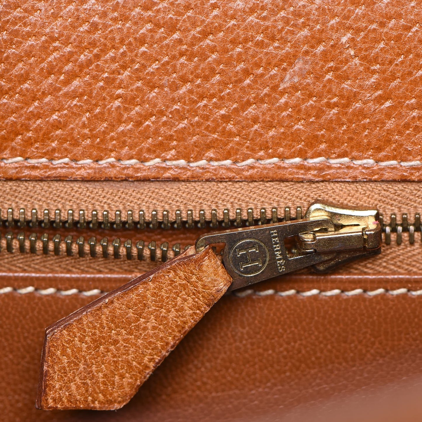 Peau Porc Sellier Kelly 32 Gold