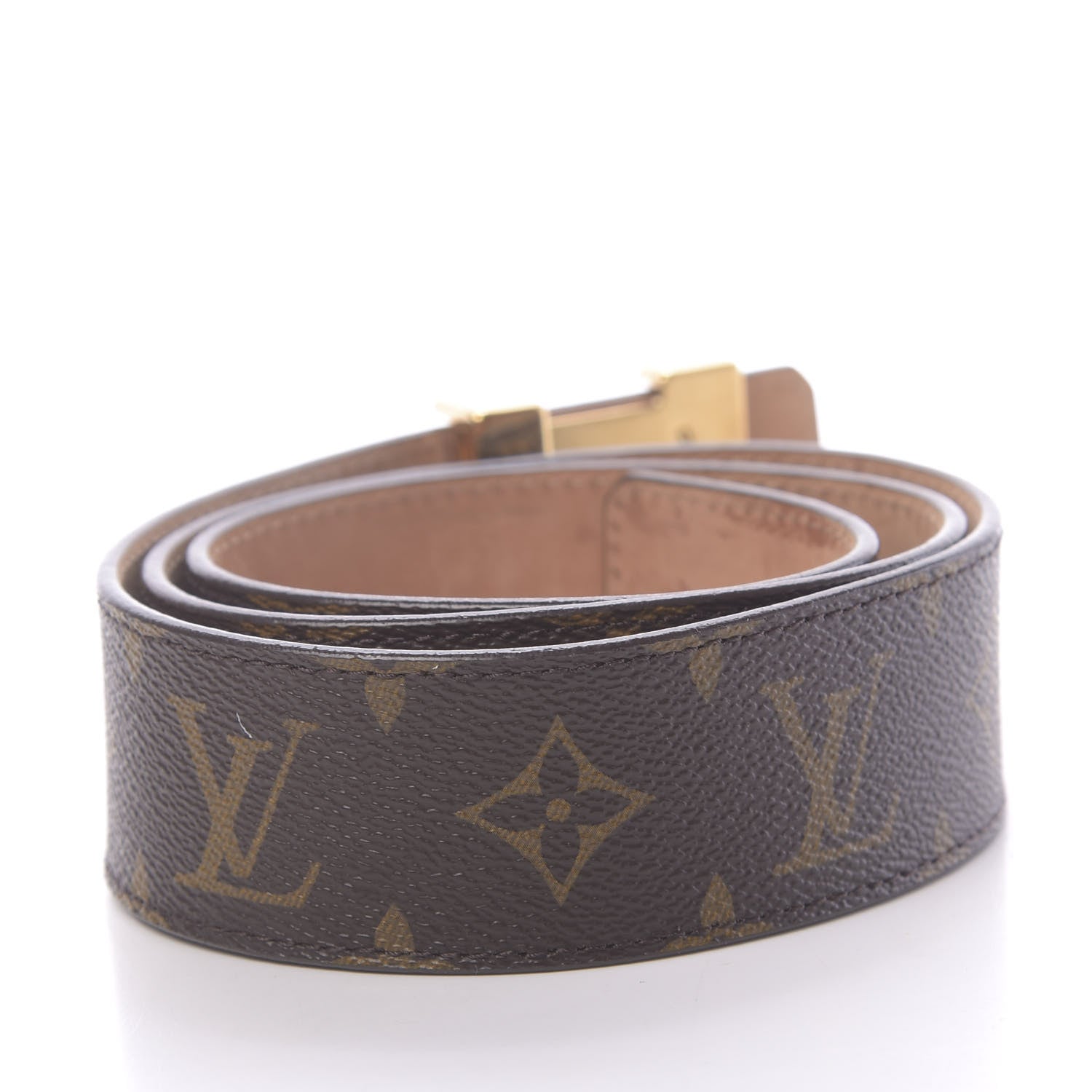 Louis Vuitton Monogram 40mm LV Initiales Belt 80 32 2 of 9