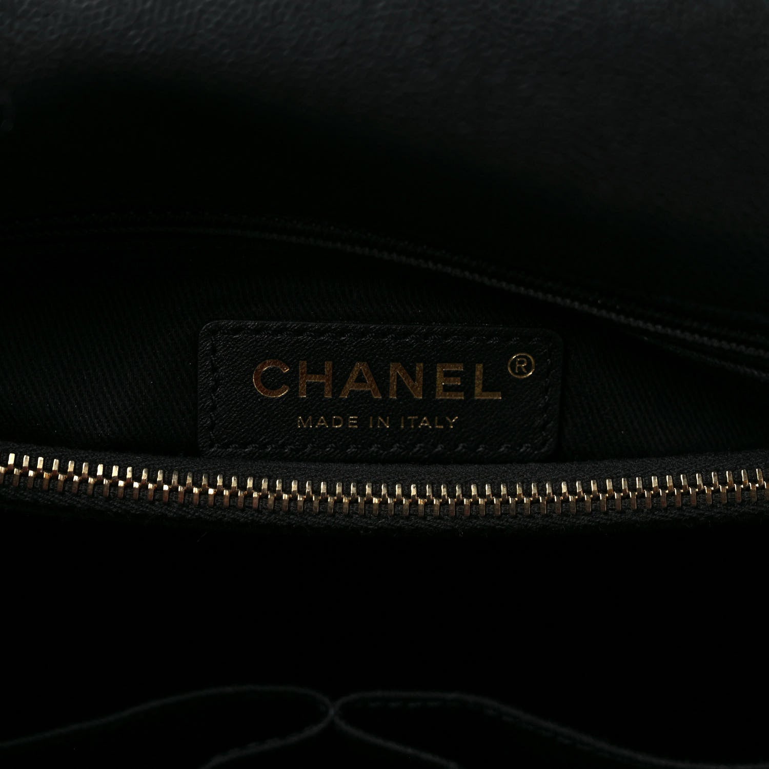 Chanel Caviar Lizard Quilted Medium Coco Handle Flap Black 6 of 8