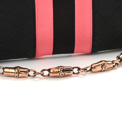 Gucci Monogram Horsebit Web Clutch Black 11 of 13
