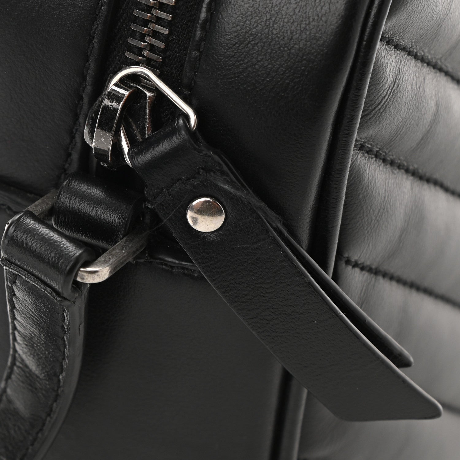 Saint Laurent Calfskin Matelasse Monogram Lou Camera Bag Black 11 of 11
