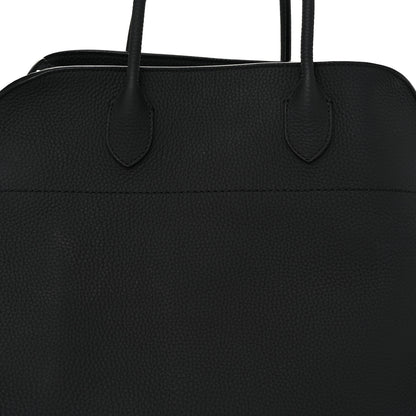 The Row Matte Grained Calfskin Soft Margaux 15 Black 7 of 9