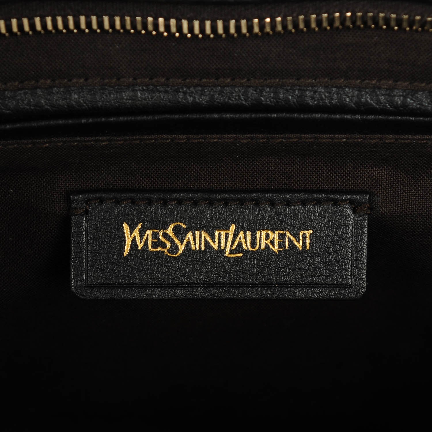 Saint Laurent Pony Hair Calfskin Leopard Print Medium Cabas Chyc Brown Black 6 of 7